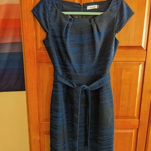 Abstract Print Sheath Dress 💙